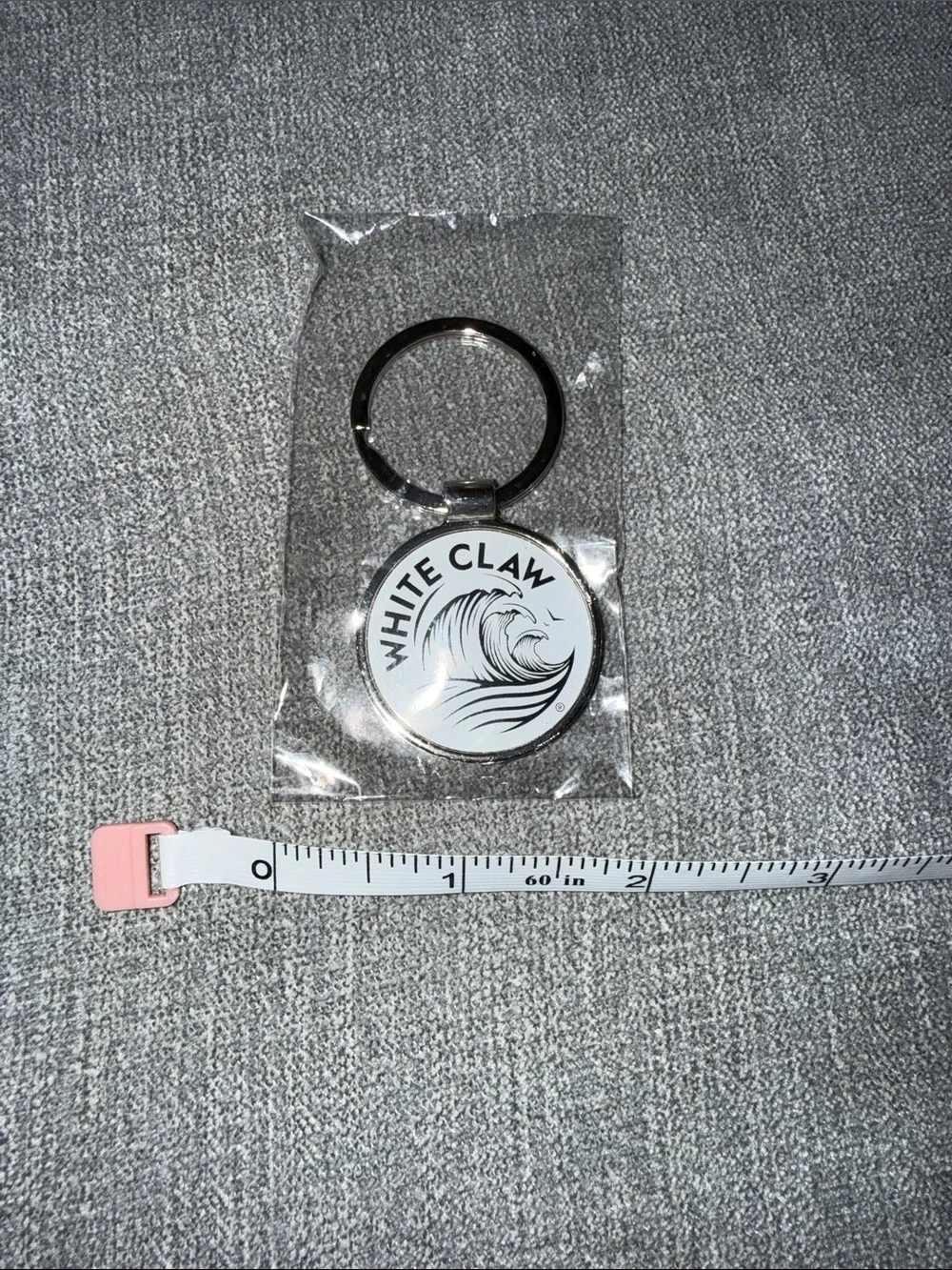 White Claw Logo Keychain